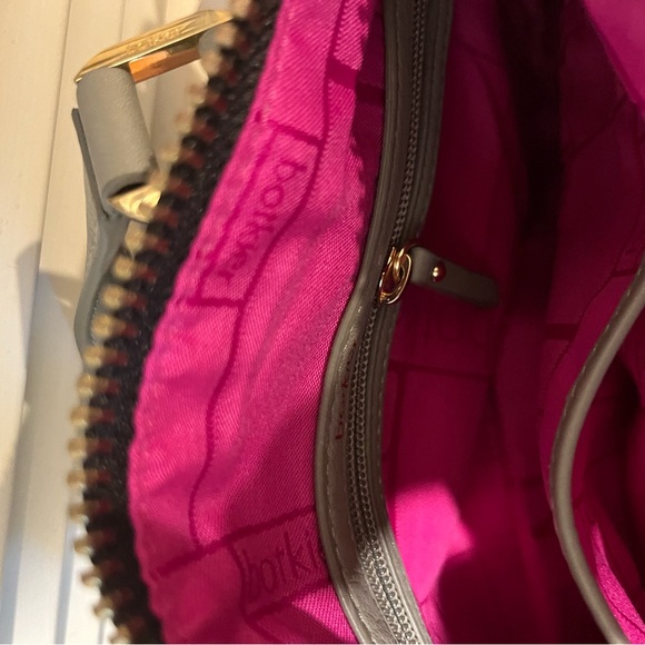 Botkier Light Gray Leather Satchel/ hobo - Picture 6 of 9